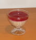 Panacotta l�g�re aux framboises