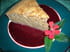 Quatre-quarts �pic� au coulis de fruits rouges