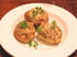 Champignons farcis et cr�me de gorgonzola