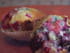 Muffins aux fruits rouges et au chocolat blanc