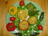 Poivrons far�is au boulghour et au boeuf