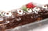 B�che aux 2 chocolats et fruits rouges