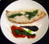 Filet de poisson raidi sur tarte d oignons frais
