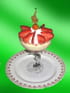 Cr�me l�g�re de chocolat blanc aux fraises