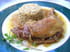 Poule au curry et son riz pilaf