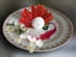 Vacherin glac� vanille/fraise