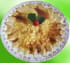 Gratin de poires, sabayon aux amandes