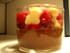 Verrine de framboises aux deux chocolats