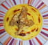 Poulet � la moutarde sur lit de p�tes