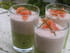 Duo de mousses de saumon fum� et d avocat