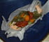 Saumon et tomates confites en papillote