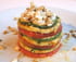 Millefeuille d omelette tomate-courgette-ch�vre
