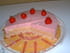 Bavaroise fraise au c�ur coco