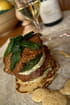 Millefeuille d �pinard, cabillaud et cacahu�tes