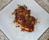 Supr�me de poulet au pain d �pice et au roquefort