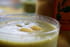 Velout� de courgettes au safran et citrons confits