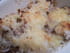 Gratin de riz au poulet et champignons