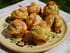 Muffins aux crevettes et aux amandes