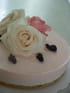 Cheesecake rose-violette