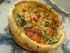 Quiche aux �pinards et au saumon fum�
