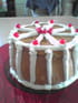 Charlotte aux framboises et aux groseilles
