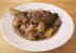Canette confite au cidre, polenta au fromage