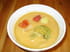 Soupe au chou et noix de coco