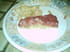 Crumble poire-framboise aux sp�culoos