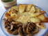 Munster � la cr�me de persil et champignons