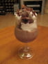Ile flottante sur cr�me anglaise au chocolat