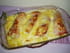 Gratin de bananes, pommes de terre et jambon