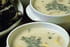 Velout� de moules et pois gourmands au curry
