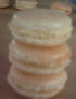 Macarons coco, ganache chocolat blanc-noix de coco