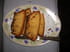 Cake chocolat et bananes caram�lis�es