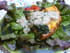 Tarte saumon-�pinards, sauce au gorgonzola