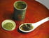 Gel�e de pomme au matcha (th� vert)
