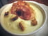 Soupe de navets, lard croustillant et cro�tons