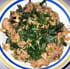 Crevettes et lardons � la t�hinah