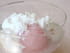 Coupes glac�es aux litchis et chantilly de coco