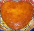 Coeur orange chocolat