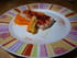 Dos de colin tandoori, pur�e de carottes � l orange