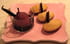 Poires au vin et madeleines fa�on pain d �pices