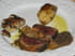 Magret de canard, foie gras et c�pes