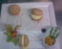 Fleur de macarons tiramisu, chutney de mangue