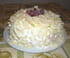 G�teau aux framboises et au chocolat blanc