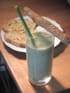 Smoothie concombre-fenouil-petits pois
