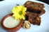 Cake aux carottes et fruits secs et sa soupe froide