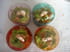 Verrines de crevettes, avocat et saumon fum�