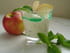 Mousse aux pommes � la menthe fra�che