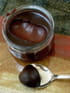 Cr�me chocolat noir au caramel